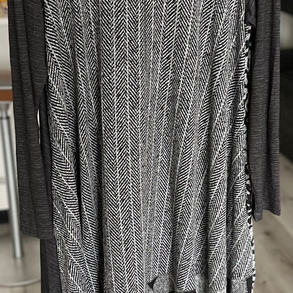 Grey dress with plaid and animal print 12-14 - Picture 15 of 16